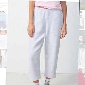American Vintage Soft Gray Cropped Pants